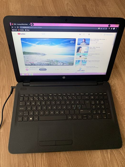Laptop Hp Slim Display 15,6,4gb ram,500gb m,functional cu incarcator.