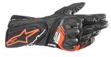 Промоция Кожени мото ръкавици ALPINESTARS SP-8 V3 AIR ORANGE/BLACK