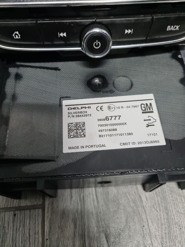 Navigatie display touchscreen 42498391 Opel Mokka X