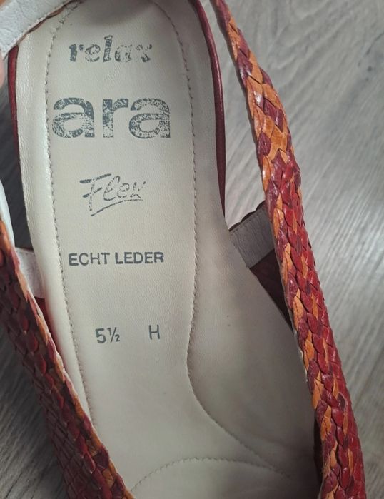 Sandale vintage din piele împletită –OFERTA IN DESCRIERE