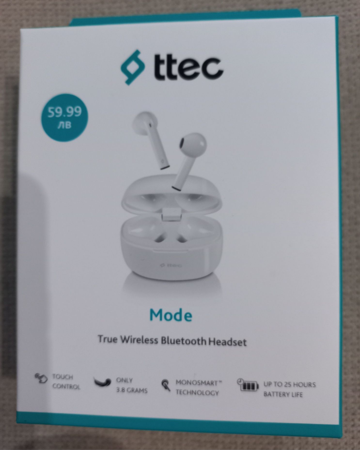 Bluetooth слушалки ttec Mode, Бели

Доставка в: ПловдивПловдив-гр