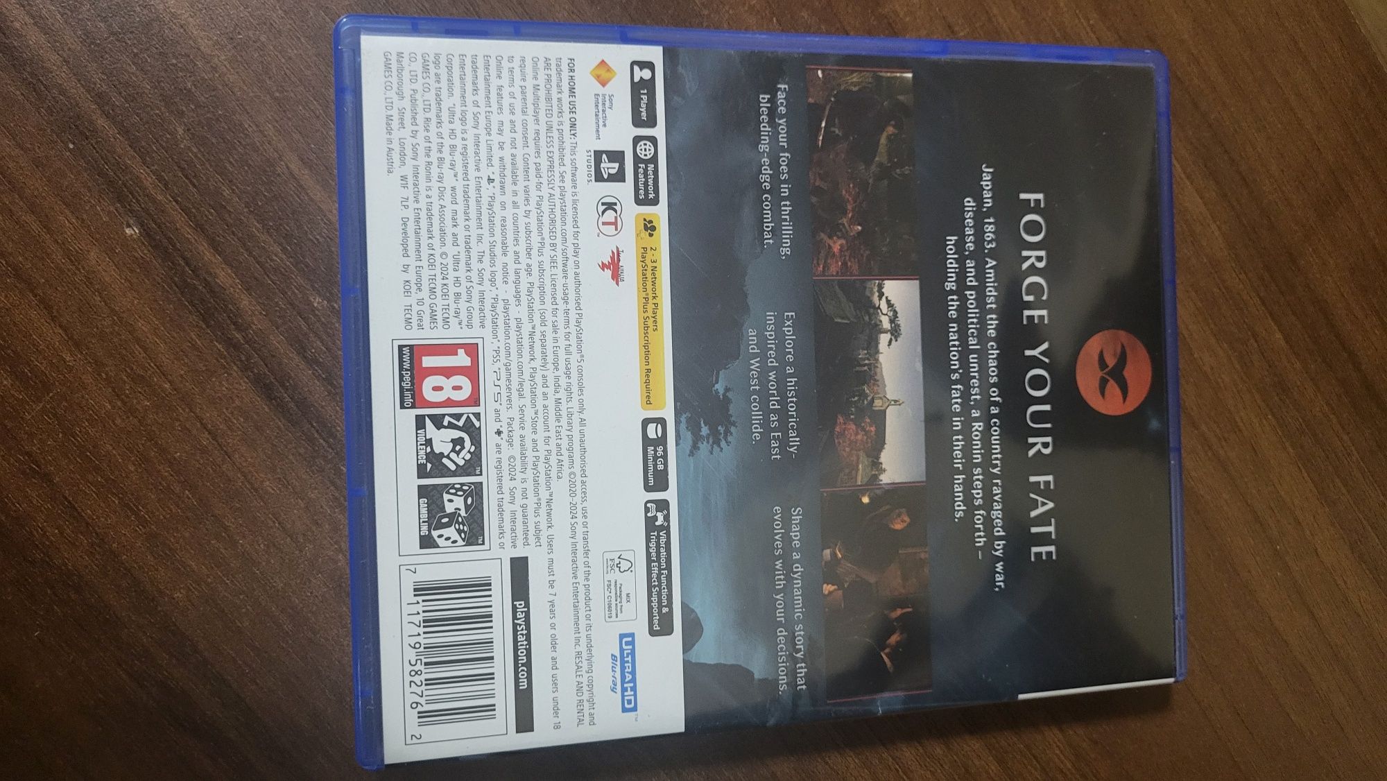 vând joc  Ronin  ps5