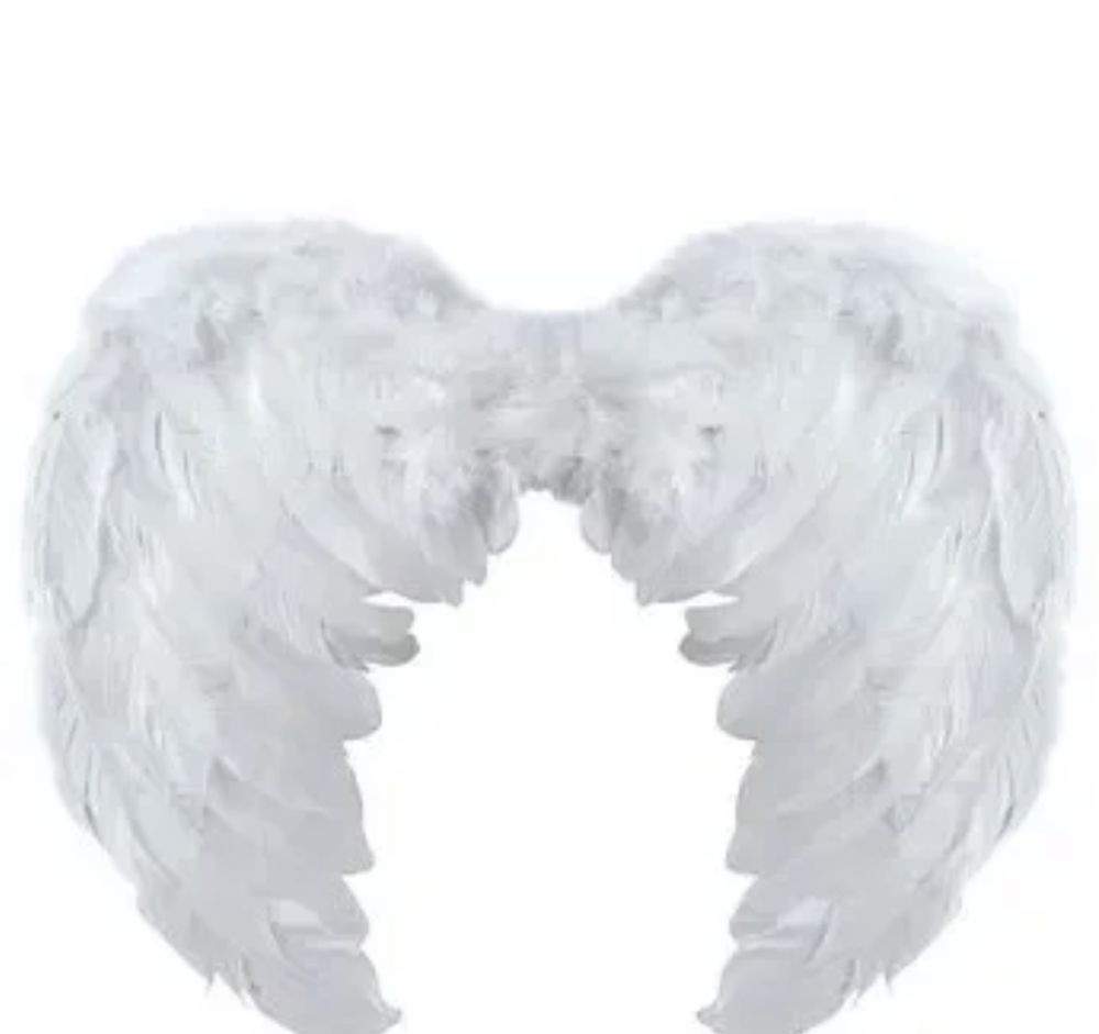 Карнавальные крылья ангела белые