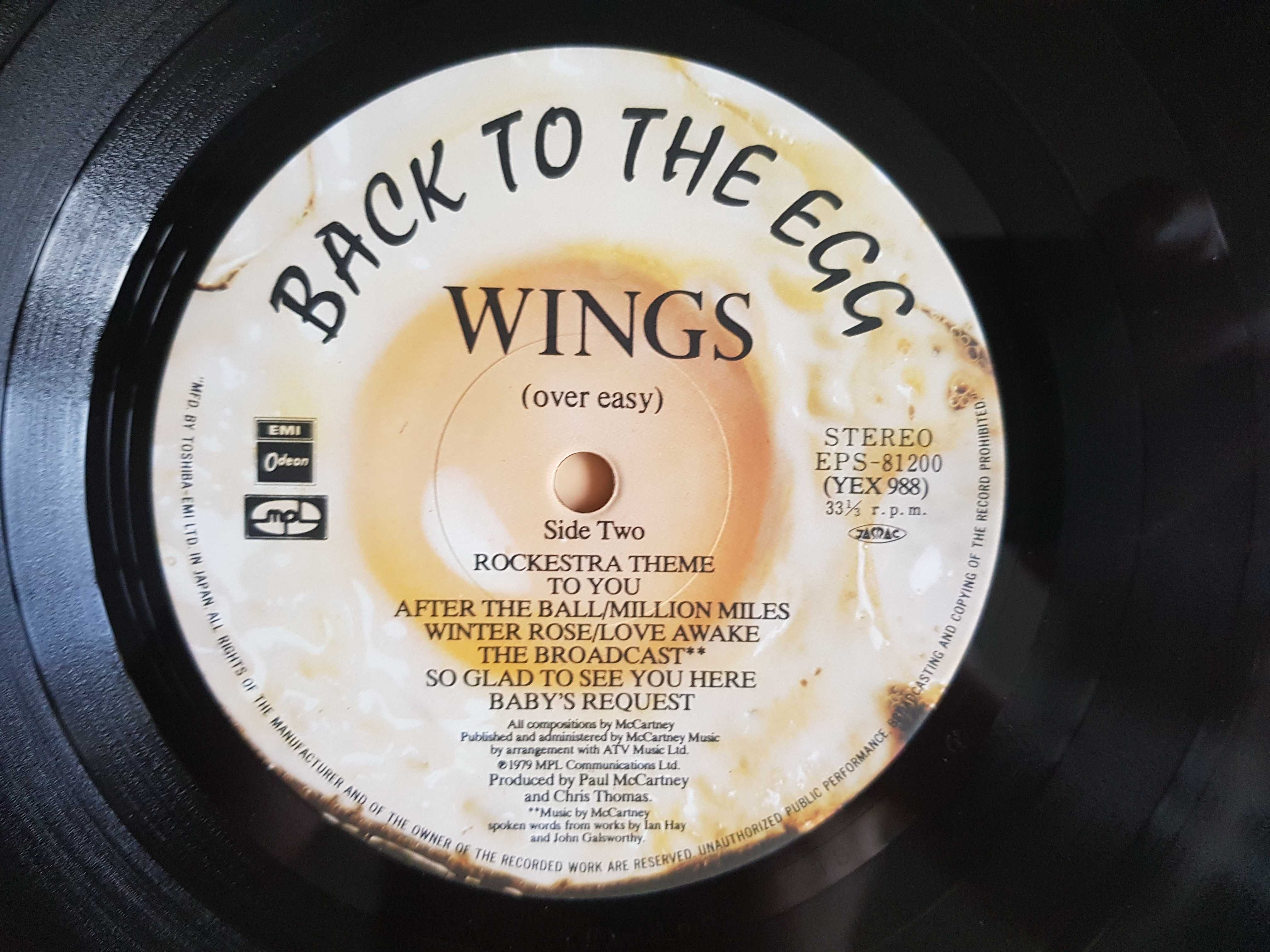 Виниловая пластинка Wings – Back To The Egg (Japan, 1979)