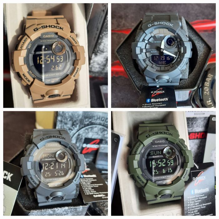 Casio G Shock GBD 800   GBA 8000 Bluetooth