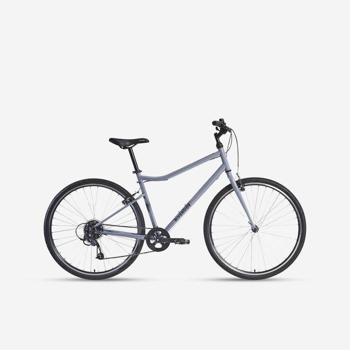 Bicicletă polivalentă Riverside 120 gri - produs resigilat Decathlon