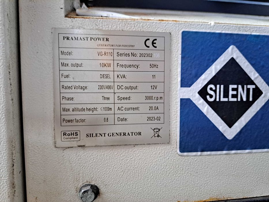 Generatoare noi (grupuri electrogene) 11KVA/60KVA