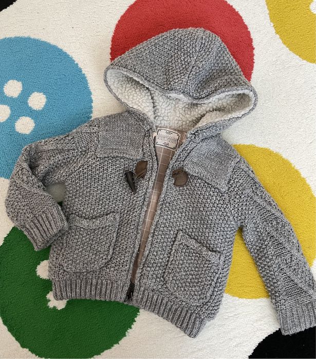 Zara топла бебешка жилетка