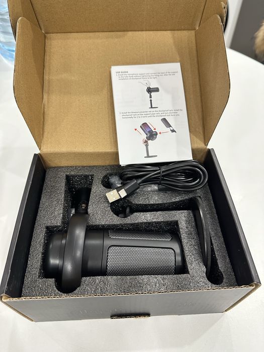 USB RGB Microphone — Новый, не использовался!