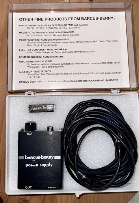 Микрофон за саксофон, кларинет, хармоника Barcus-Berry 5200