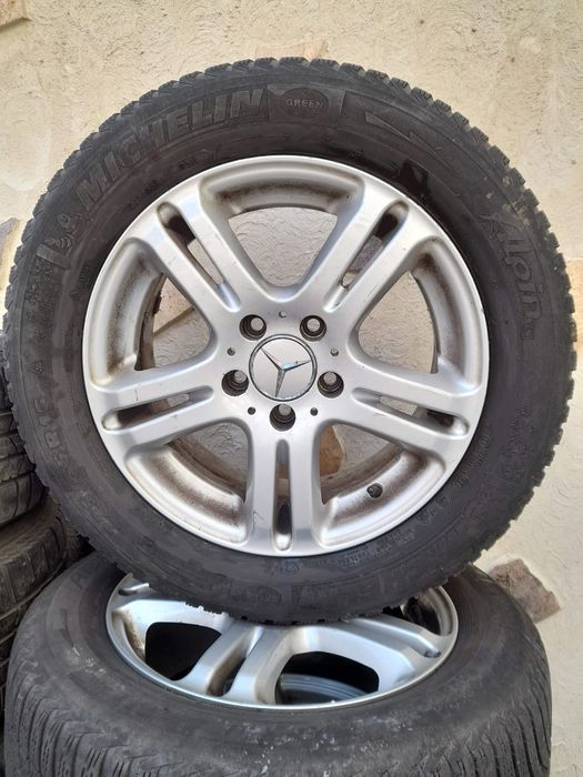 Jante Mercedes, 16 inch cu anvelope 225/55/16 M+S