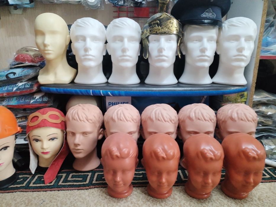 Манекен голова мужской женский детский