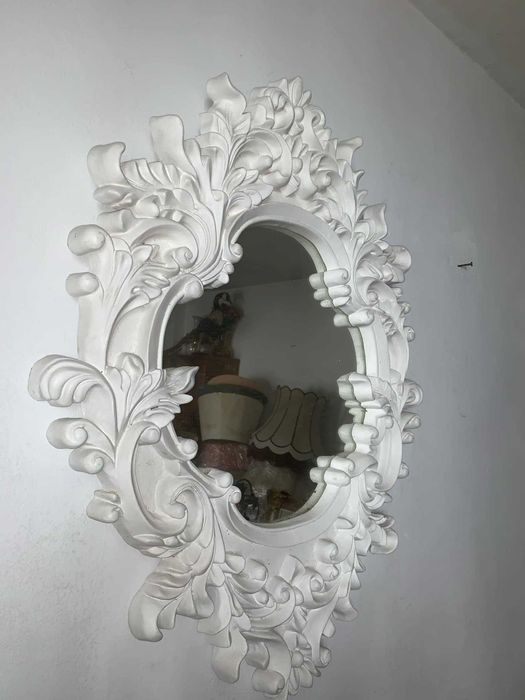 Oglinda decor alba