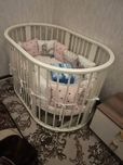Кровать До Винчи с матрасом и бортиками