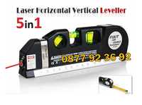 ПРОМОЦИЯ! ПРОФЕСИОНАЛЕН ЛАЗАРЕН нивелир с ролетка, laser level pro 3