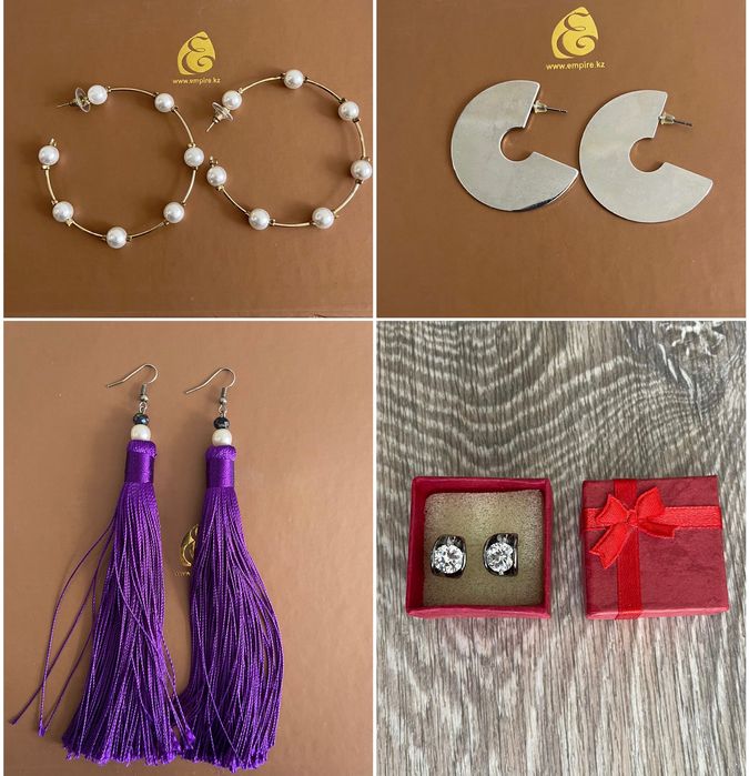 Бижутерия- кольца , серьги , колье