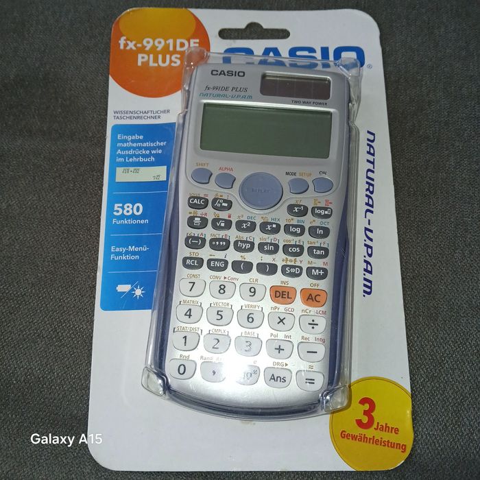 Vand calculator casio