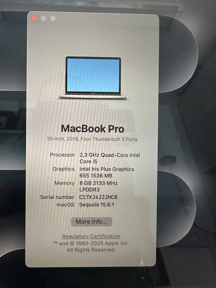 MacBook Pro 2018 13-inch Core i5 8/256
