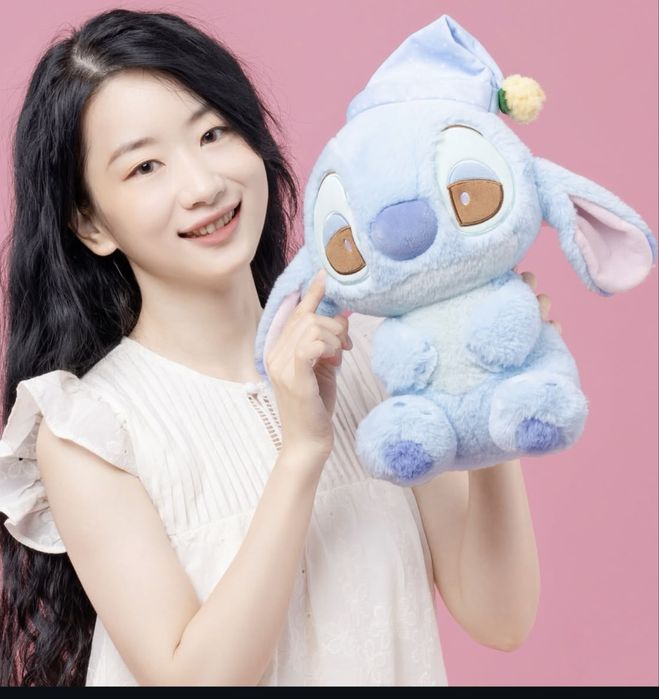 Stitch plus editie Sweet Sleep 34 cm cu lumina melodii si respiratie