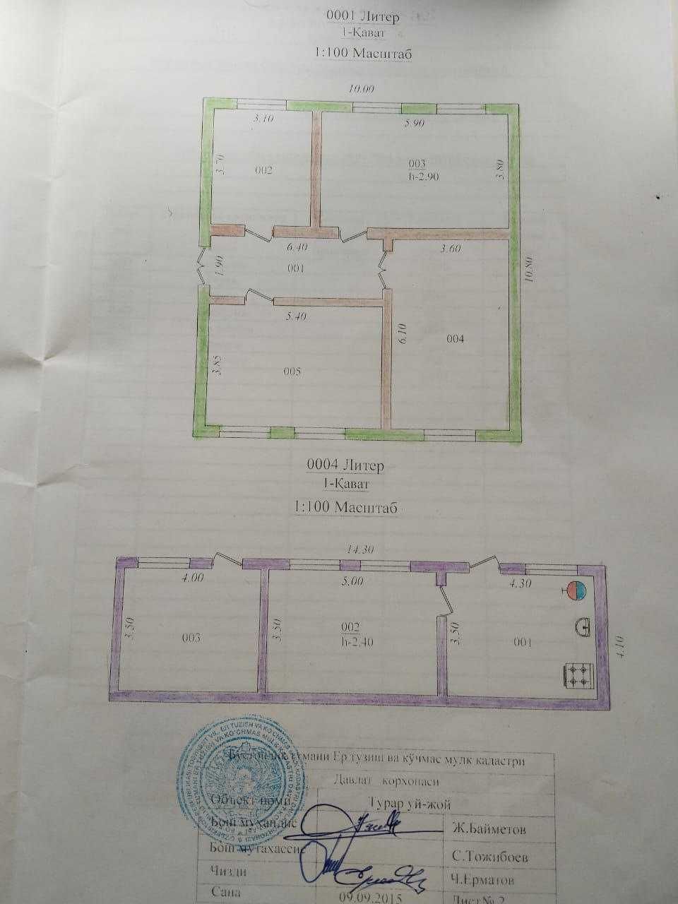 Дом в Газалкенте с бассейном, каналицией.