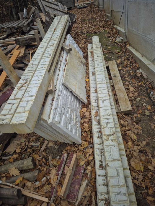 Vand placi si stalpi gard beton