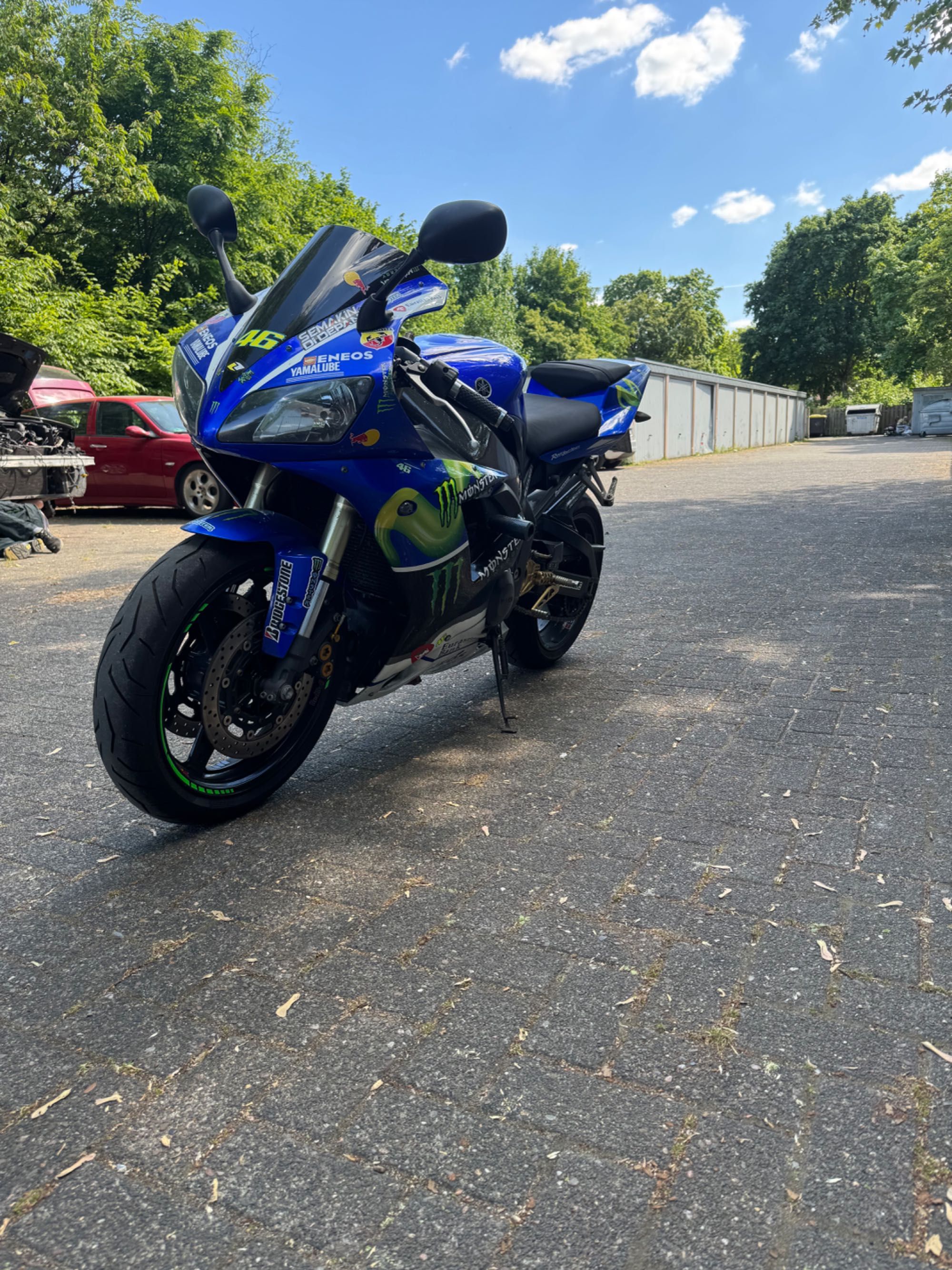 Yamaha R1 2003, 1000cc, внос Германия, спортно гърне