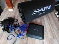 Subwoofer Alpine SWT 12S4 cu statie și kit complet