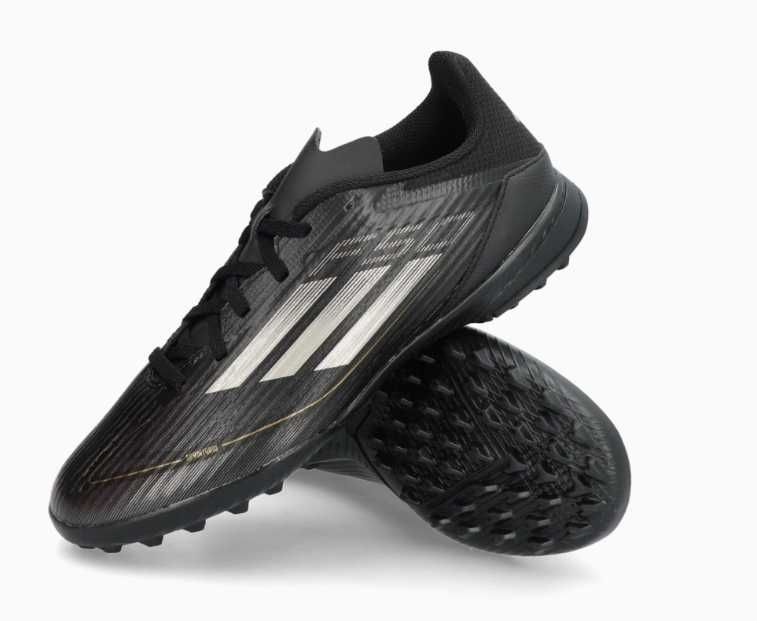 Ghete fotbal - adidas F50 League TF Junior - Negru, marime 31