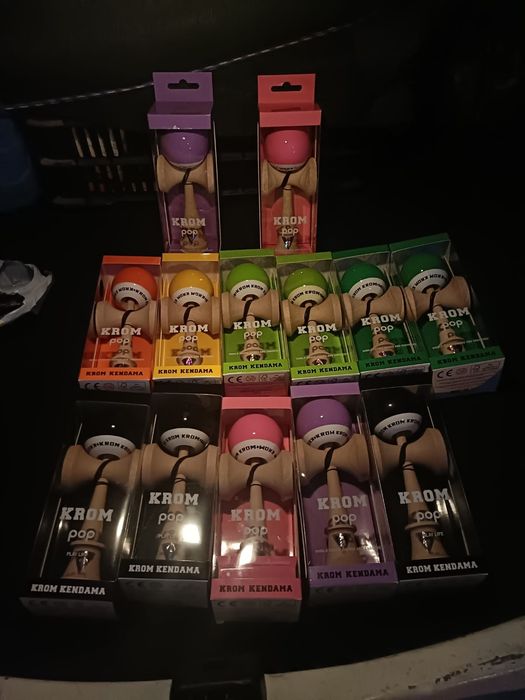 Kendama krom pop