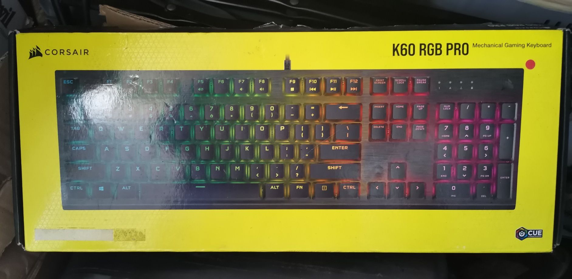 Tastatură gaming mecanică Corsair K60 RGB PRO, nouă