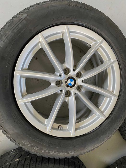 Roți iarnă originale BMW X3 G01/X4 G02–18” Style 617 +Anvelope Pirelli