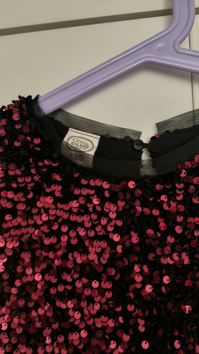 Set rochita si Cardigan / hanorac paiete rosii Smyk  128