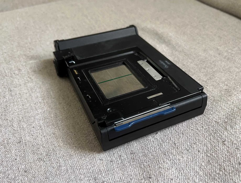 Mamiya Polaroid Land Camera Back pentru camere mediu format vintage