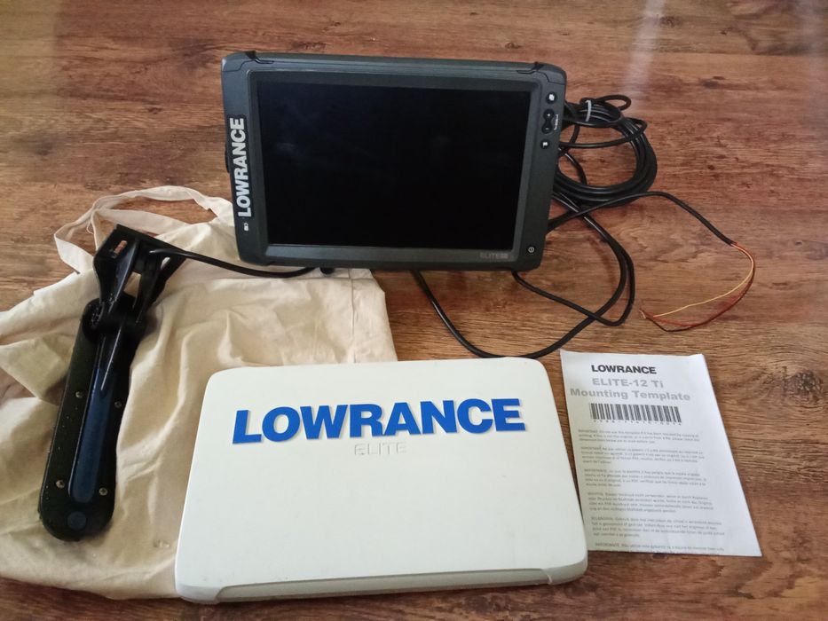 Сонар Lowrance Elit TI 12 инча пълен комплект отличен сонар