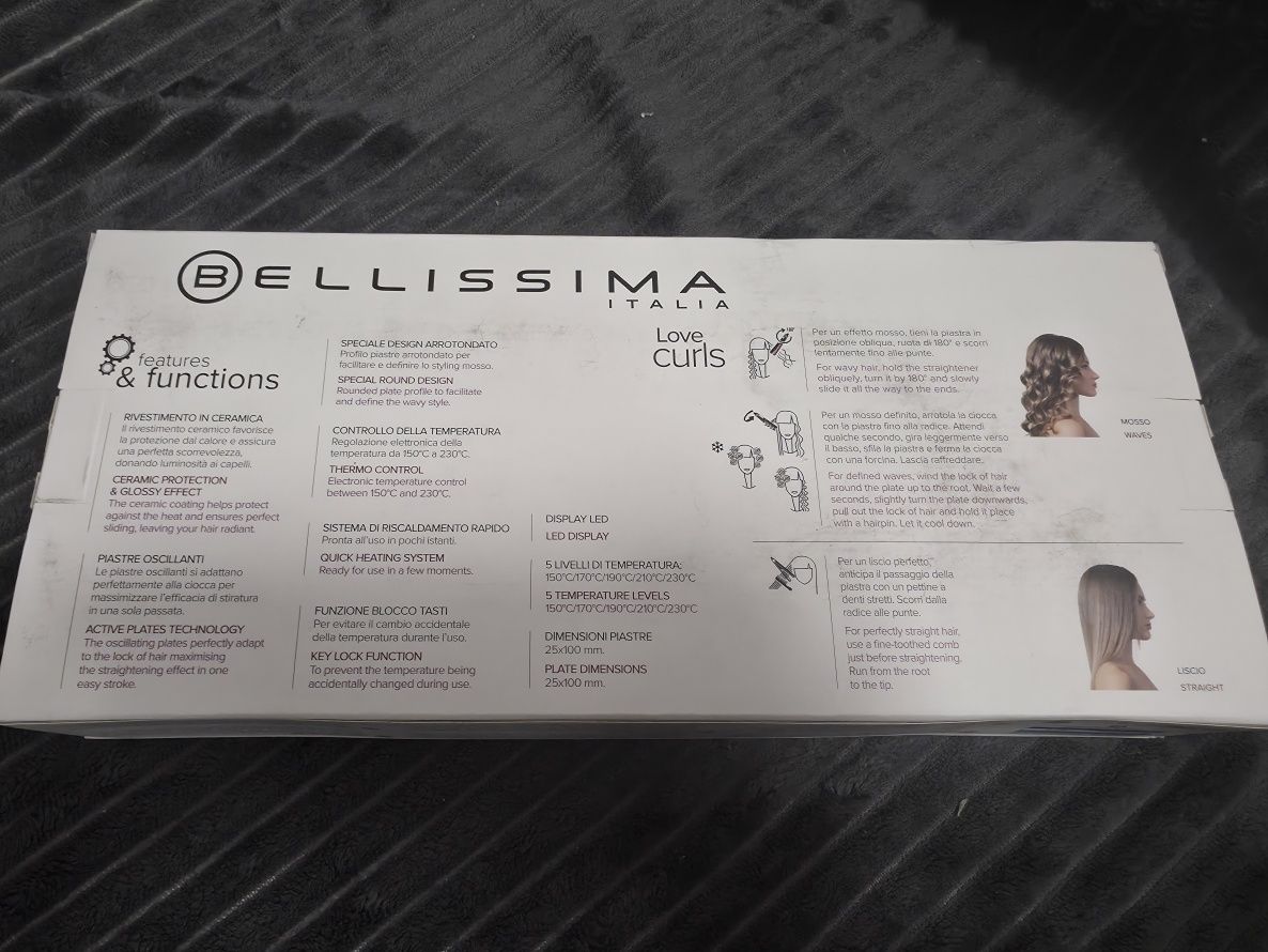 Placa De Indreptat parul Bellissima Creativity B9 300, noua