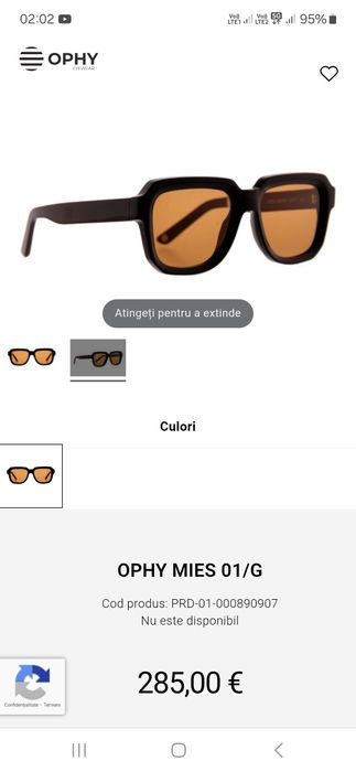 Ochelari de soare OPHY MIES 01/G