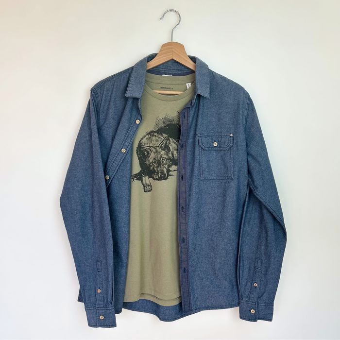 Мъжка деним риза Lee Cooper