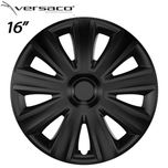 4 Броя Тасове за джанти 16'' Versaco Carbon Aviator - Black