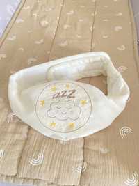 Centura anti colici cu samburi de cirese Sleepy Cloud, Ecru, BabyJem