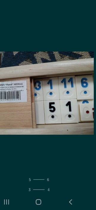 Joc remi din piatra medias