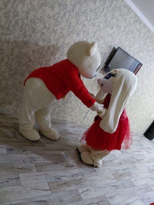 Мишка и зайка тедди