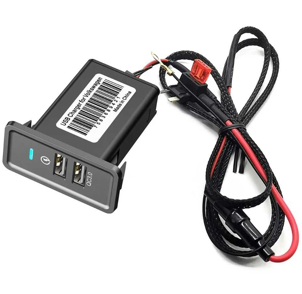 Incarcator USB auto ( dedicat VW Golf 7 )