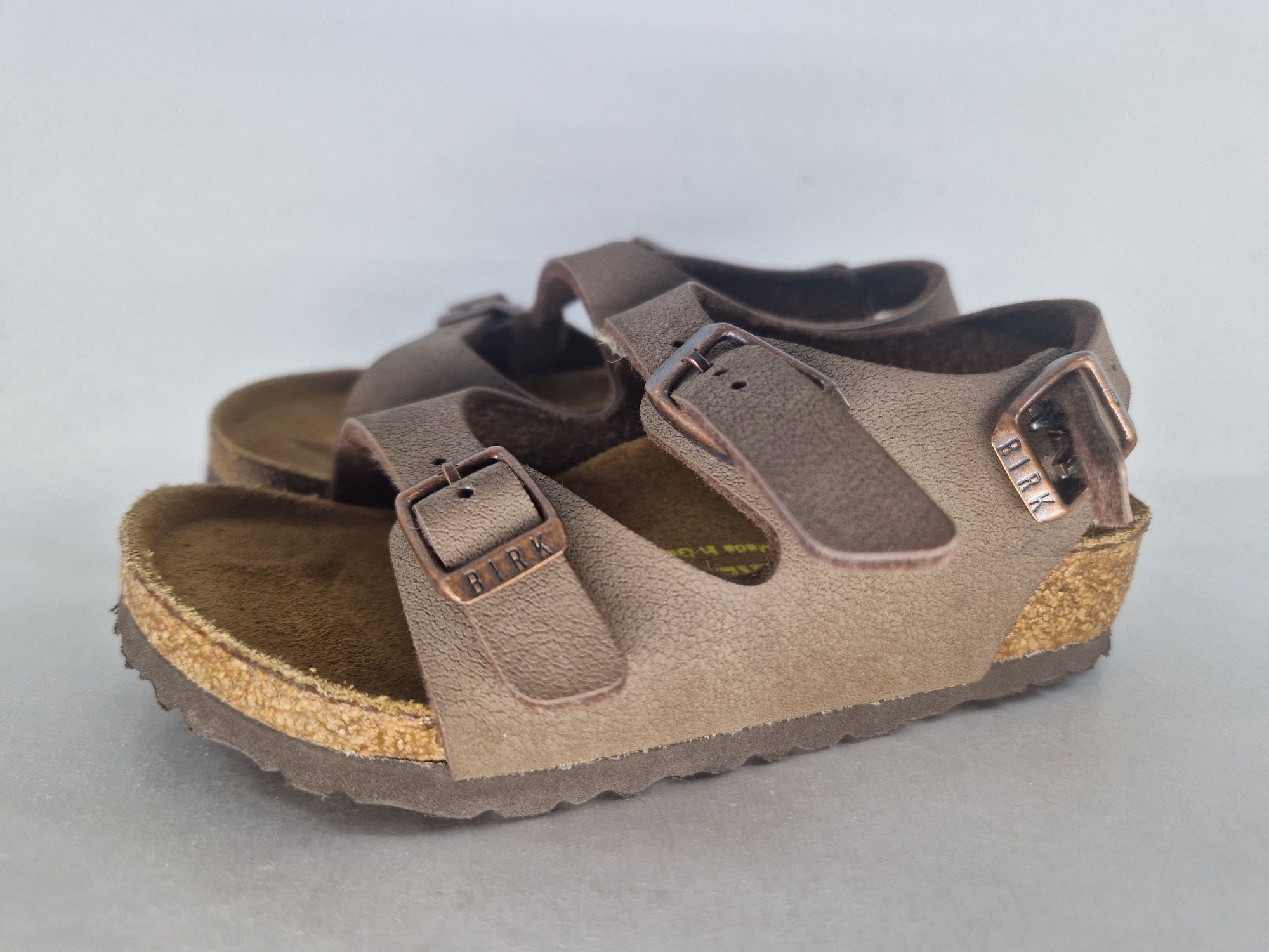 Sandale noi Birkenstock din piele, nr 26, pentru copii, unisex
