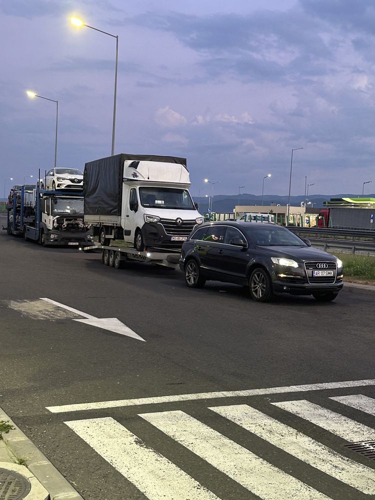 tractari auto asistenta rutieră NON STOP platforma ARAD