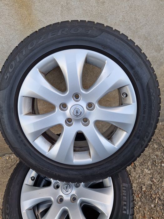 Jante 5x115 Opel Astra J Insignia anvelope iarna 225 55 17