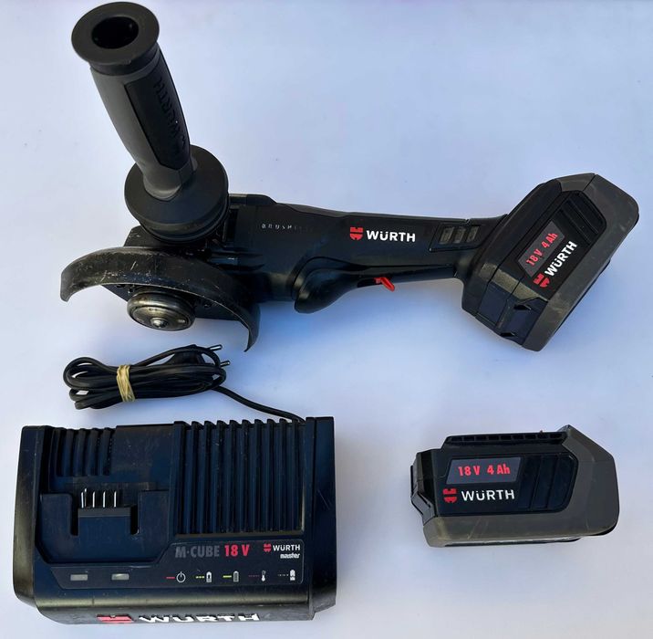 Wurth AWS 18-125 P Compa - Безчетков акумулаторен ъглошлайф 18V M-Cube