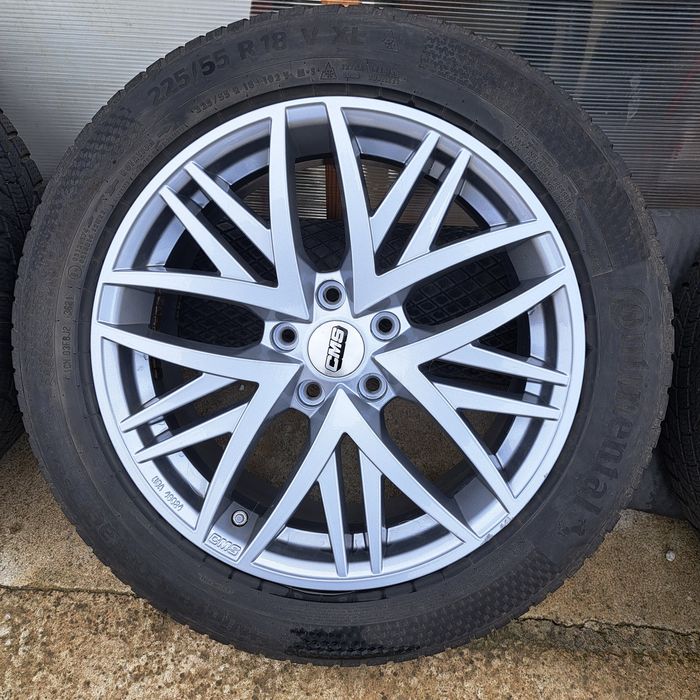 Set roti 5x114,3/8J/R18/ET40/225/55/18/IARNA/dot.38/2021 ca Noi