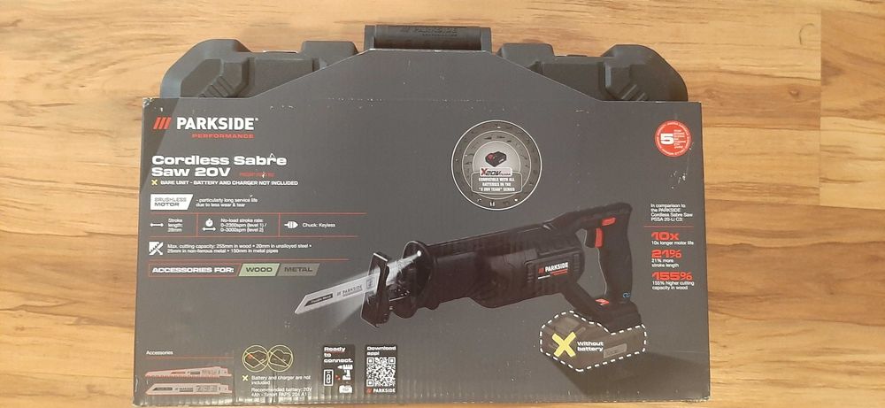 Fierastrau sabie fara fir PARKSIDE PERFORMANCE 20V PSSAP -5lei transp