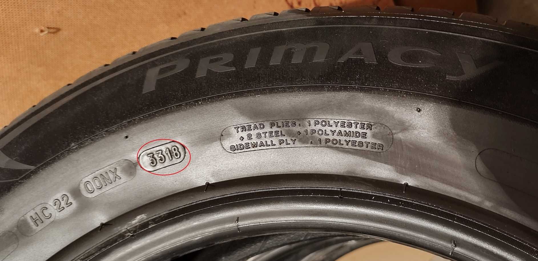 215/65/17" 4бр, Летни гуми Michelin primacy, dot3318, 5,5mm