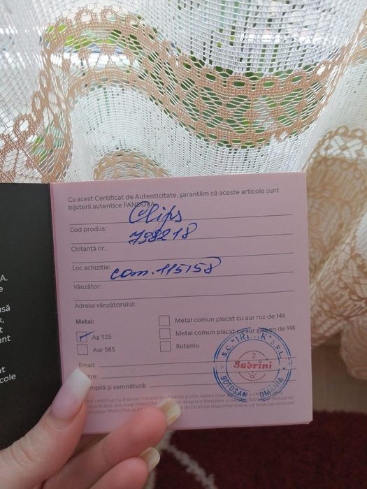 Charm Pandora Nou nepurtat